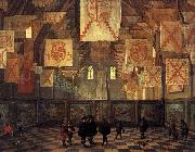 Interior of the Great Hall on the Binnenhof in The Hague.